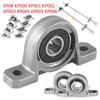 Block Housing 8mm 10mm 12mm 15mm KP000 KP001 KP002 Pillow Block Bearing Thrust Bearing ZINC Alloy