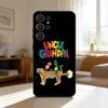Смешной Чехол для Телефона Дядя U-Дедушка G для Samsung S26,S25,24,23,22,30,21,10,9,Ultra,Plus,Lite,FE Мягкий Черный Чехол