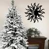 1pc Metal Sun and Moon Art Wall Decor - Elegant Sun and Moon Sign - Iron Art Silhouette - Unique Metal Wall Hanging for Home