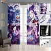 2pcs K-Pop Demon Hunters print blackout curtains multiple size living room bedroom insulation decoration machine washable