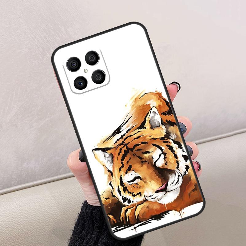 Животное Тигр Искусство Для Honor Magic 8 6 7 Pro Чехол Для Honor 400 Lite 200 50 70 90 X8c X8b X9a X9b X9c X9d Win RT