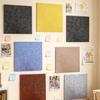 Самоклеящаяся фетровая доска 30x30 см Без сверления DIY Доска для сообщений Стенд для демонстрации с кнопками Звукопоглощающие панели Доска объявлений