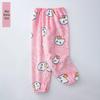 Children's Thickened Flannel Sleep & Lounge Pants - Double-Sided Fleece, Cuffed, Warm Winter Wear