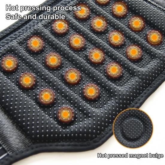 Пояс для поддержки талии с магнитной терапией, самонагревающийся, для облегчения боли, согревающий талию, бандаж для нижней части спины, пояс для поддержки почек