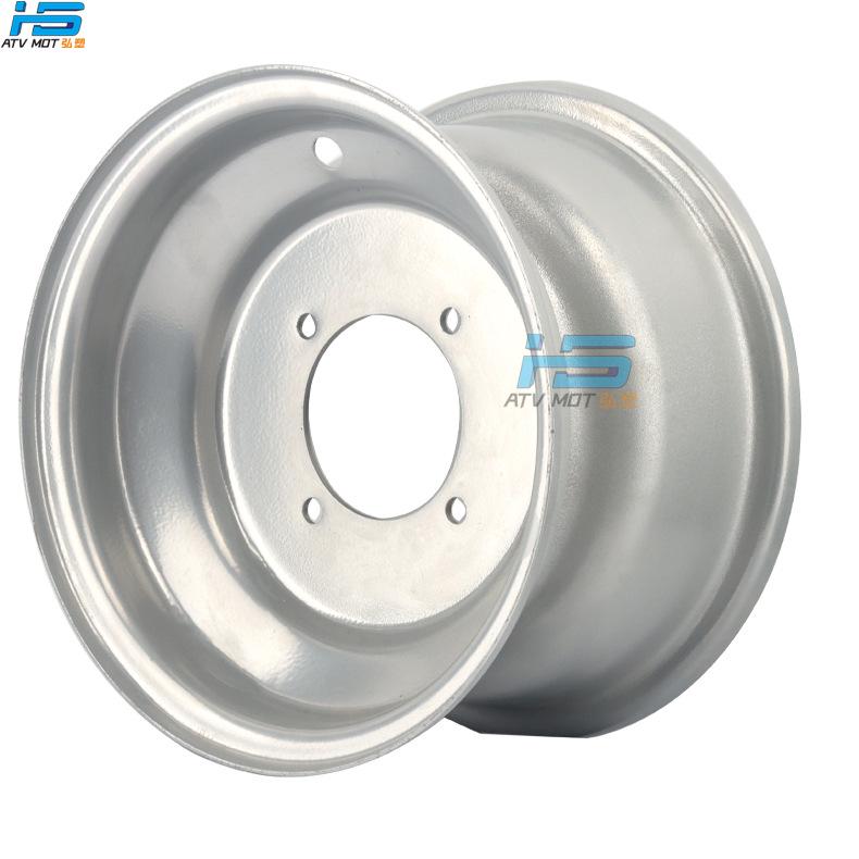 Пляжный квадроцикл 19x7.00-8 Серебряный диск и 18x9.5-8 Стальные передние/задние ступицы колес