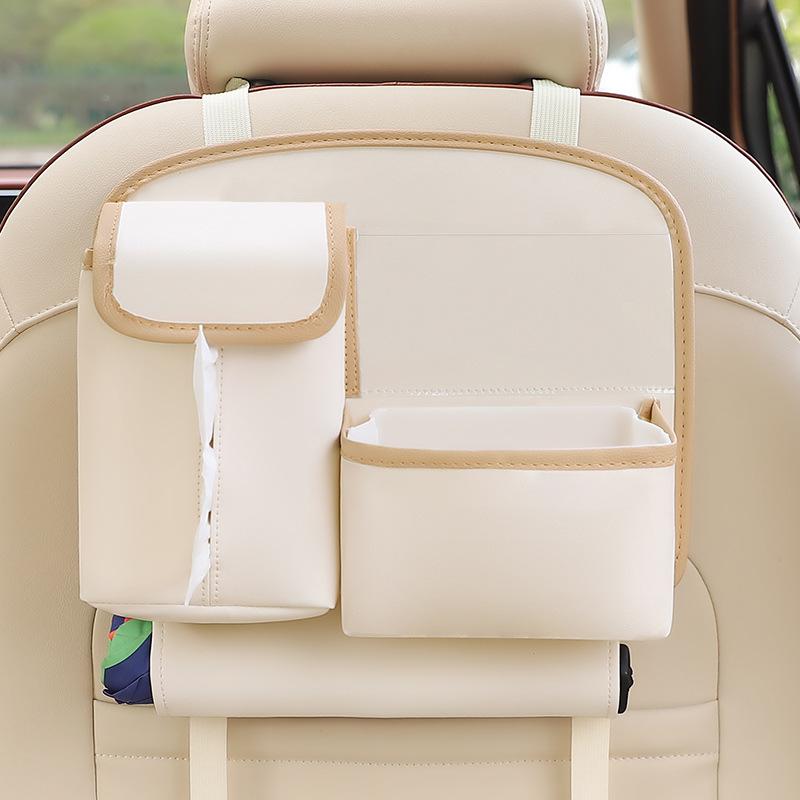 Сумка для хранения на заднем сиденье автомобиля Cartoon Car и держатель для мусора