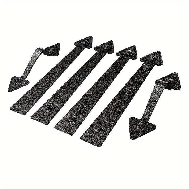 Магнитный комплект для гаражных ворот - прочные 4 шт. декоративные петли и 2 шт. классические ручки - простой в установке комплект для улучшения внешнего вида бордюра своими руками