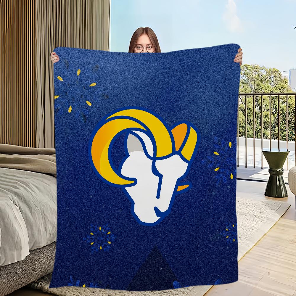 L-Los A-Angeles R-RamsS Skicomfort Warm Soft Home Kids Lunch Blanket Suitable For Living Room Office Daily Travel Gifts