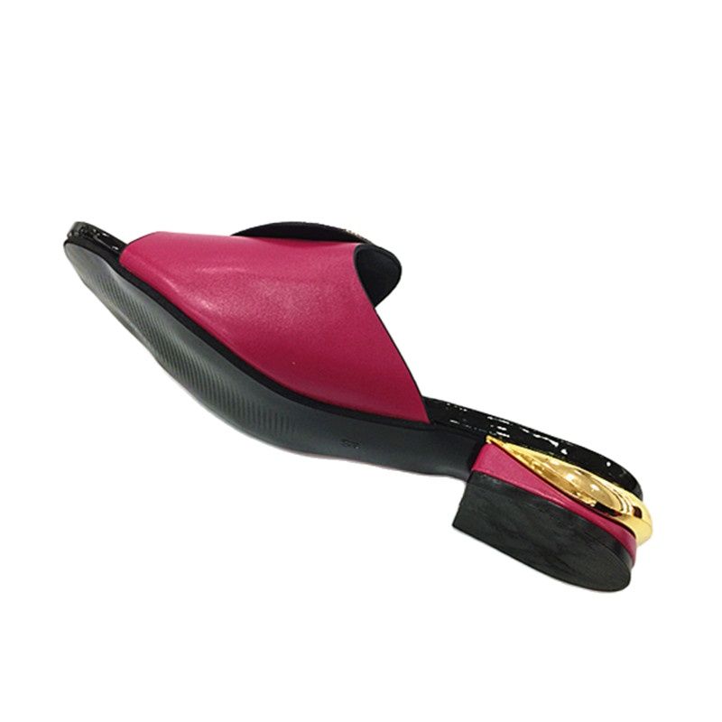 Женские туфли в африканском стиле 2024 года с металлической оправой, со стразами, женские босоножки на низком каблуке. Наденьте женскую обувь на вечеринку.