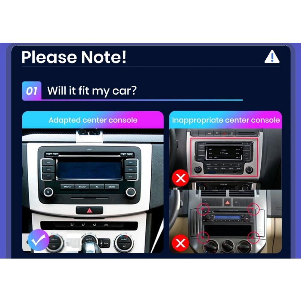 Автомобильный радиоприемник мультимедийный проигрыватель для Volkswagen/Golf/Polo/Tiguan/Passat/b7/b6/SEAT/Leon/Skoda/Octavia 2 Din Android Carplay GPS Автомагнитола 2+64 ГБ