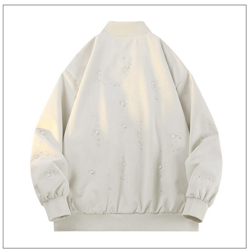 Versatile Coat Minimalist Waterproof Jacket Men's 2026 Jacket Aviator Casual Men's Baseball Clothing Fall Men's Breathable Work Casual Jacket