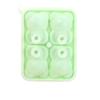 4 Grid 3D Little Teddy Bear Shape Ice Cube Silicone Mold Little Bear Ice Block Mold Household Ice Cream Ice Box Ice Mold