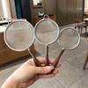 Деревянная ручка Нержавеющая сталь Мелкое сито - Многофункциональное сито для масла Мучное сито Кухонные инструменты для выпечки
