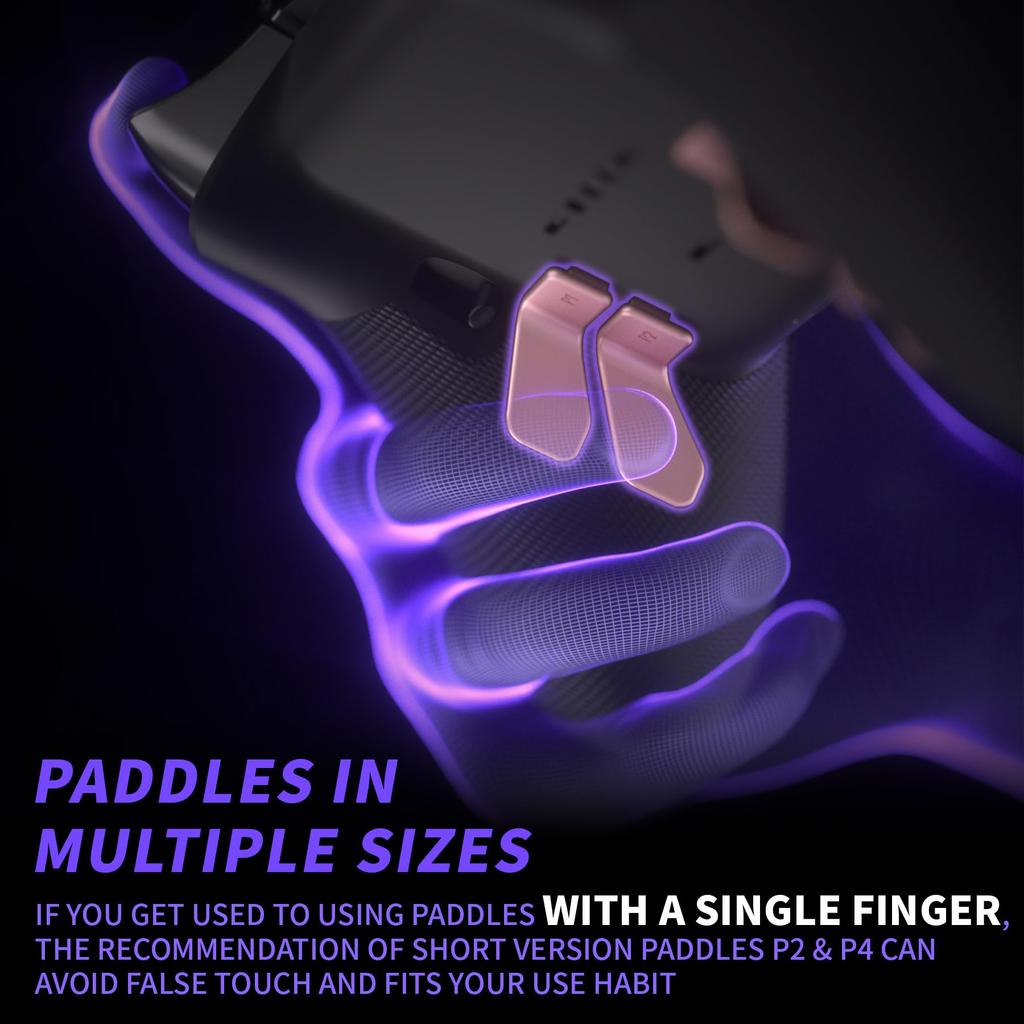 EXtremeRate Swift Лепестки для Xbox Elite Запасные задние лепестки для контроллеров Xbox One Elite и Elite Series 2 Розовые 1/2 контроллера, 6-в-1