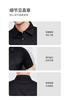 [64% mulberry silk&31% sheep wool] light luxury short sleeved shirt silky smooth skin friendly business casual shirt