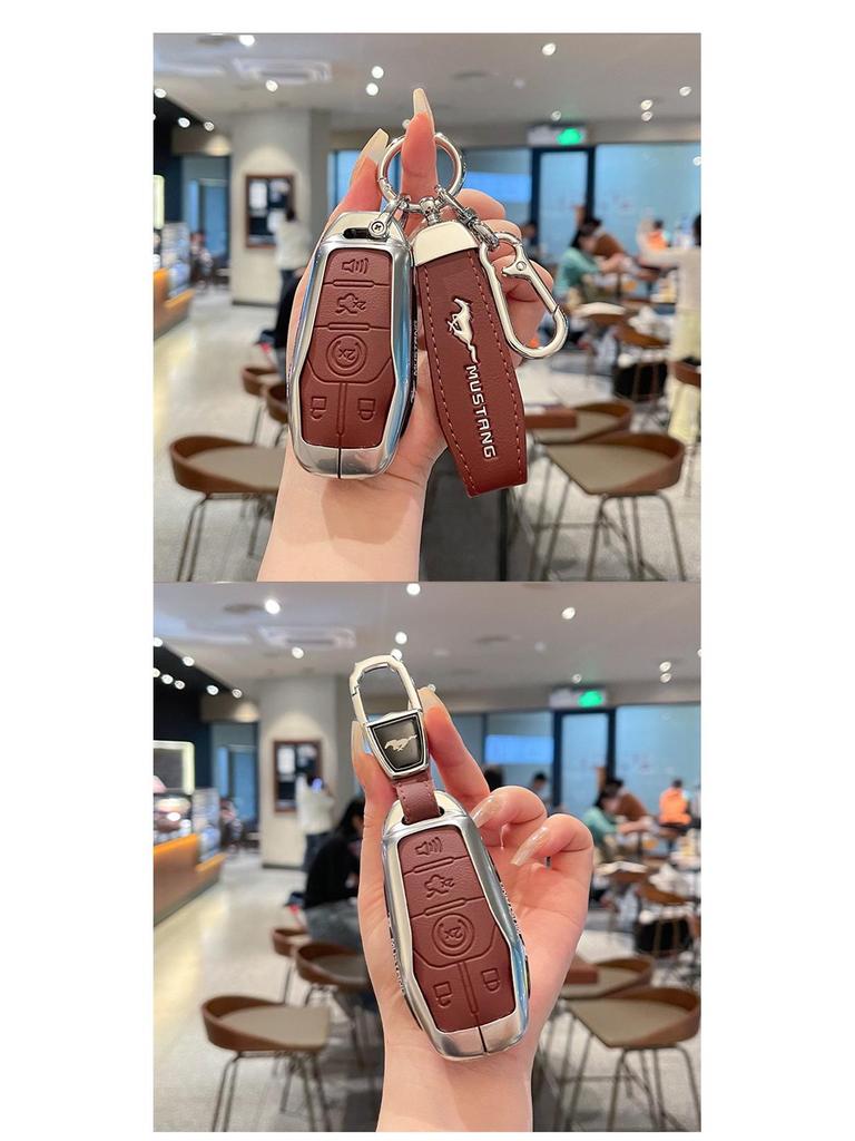 Compatible Key Case for Ford Taurus, Explorer, Mustang (2017-2018 Models)