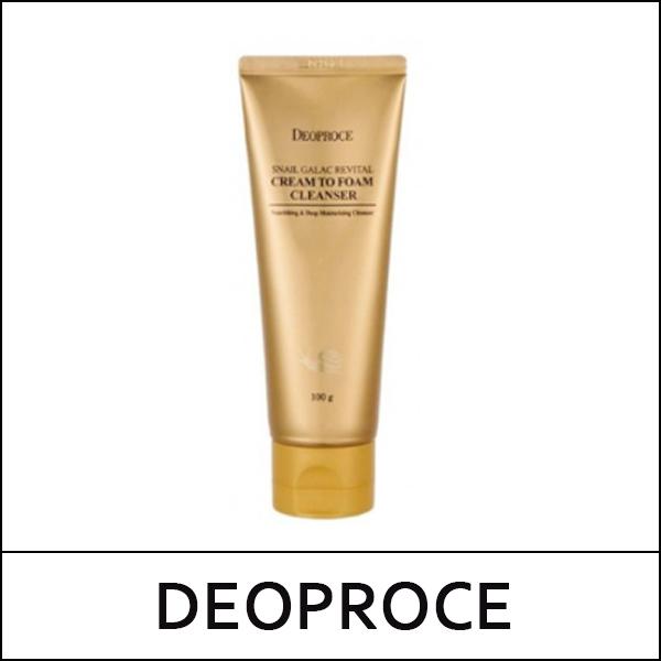Deoproce (ов1) Крем-пенка для умывания Snail Galac Revital 100 г