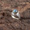 Natural Labradorite Gemstone 925 Sterling Silver Jewelry Handmade Ring For Men RR-11-26