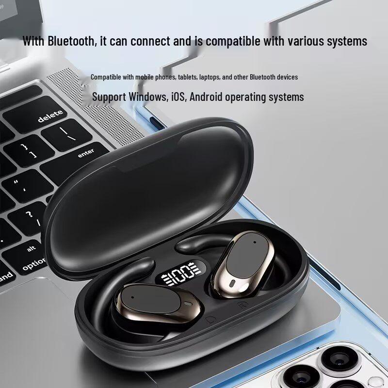 2025 Высококачественные Bluetooth-наушники с открытым акустическим оформлением, шумоподавлением, дизайном накладных и внутриканальных наушников, и сверхдолгим временем автономной работы