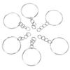 150Pcs Key Ring With Chain Split Jump Rings With Screw Eye Pins Diy Keychain