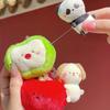 Adorable Jinnew Fun Fruit Stretching Small Animal Plush Pendant Keychain