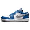 Мужские кроссовки Air 1 Low True Blue Cement Cement-Grey White 553558-412