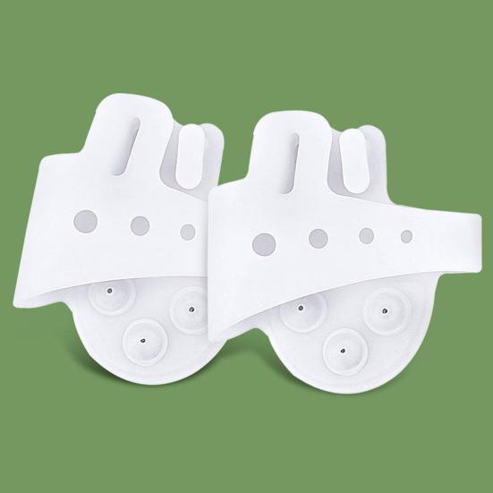 1 пара силиконовых разделителей для пальцев ног, распорки для пальцев ног, подушечки для снятия боли при косточках стопы, подошвенном фасциите, дышащие, нескользящие, поддерживающие корректоры косточек