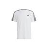 Three-Stripe Colorblock Crew Neck T-Shirt Men Tops White IB8151