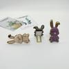 Cute Rabbit Phone Grip Stand Foldable Adjustable Universal Compatibility Cartoon Bunny Design Secure Grip for Smartphones and Tablets
