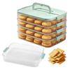 Stackable cookie storage container Dumpling storage box Cheese container Cookie Holder Container Fresh-Keeping Food Box