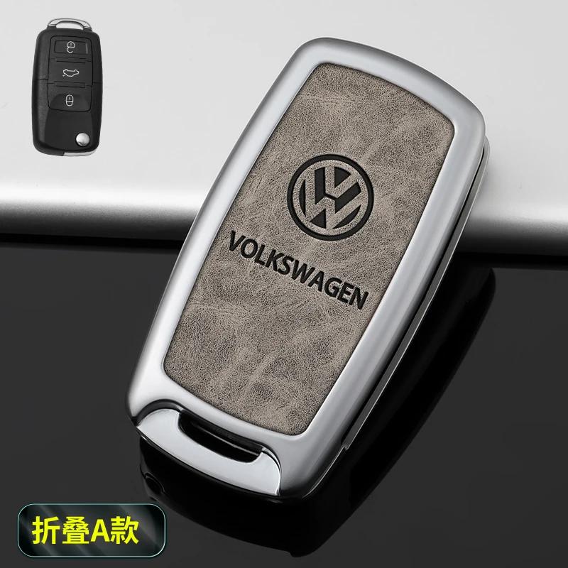 For VW Car Remote Key Case Cover Shell For Volkswagen VW Polo Golf MK7 Passat Tiguan Beetle Caddy T5 Up MK2 T-roc T-cross B8 M