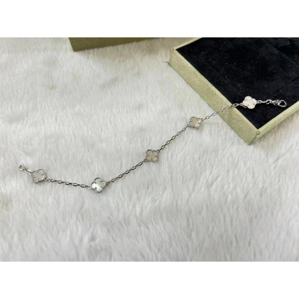 Высококлассный браслет «Четырехлистный клевер», мини-браслет «Шестицветик», браслет из красного халцедона и черного агата, женский браслет