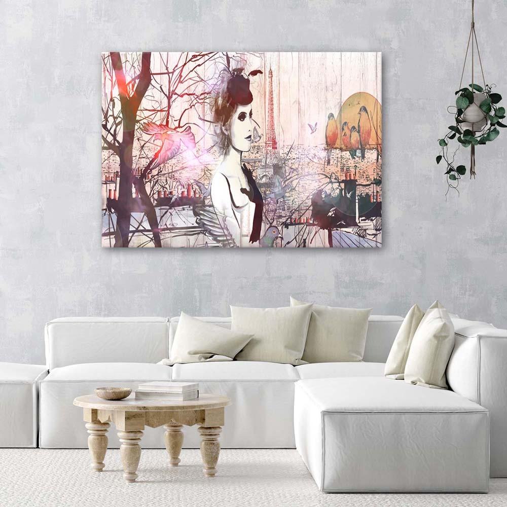 Canvas print, Woman in France