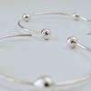 COLLECT SYNERGY trio ball cuff bracelet