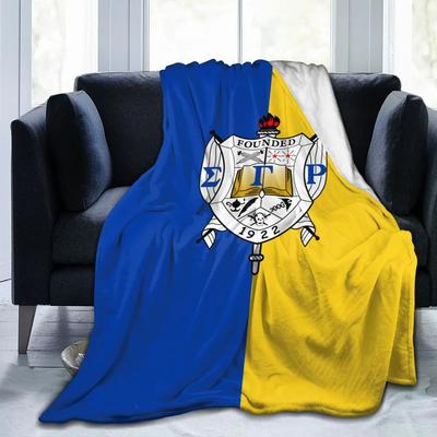 Sigma SGR Gamma Rho Всесезонное флисовое одеяло Плед Ультрамягкое фланелевое одеяло Цифровая печать Премиум Пушистый Микрофибровый флис