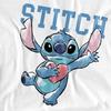 Lilo & Stitch Unisex Adult Clutching Hearts T-Shirt