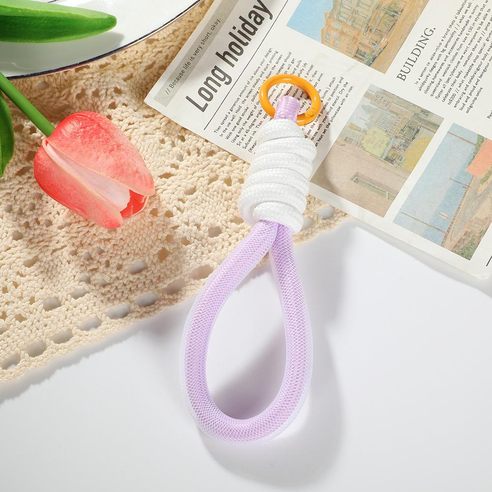 Плетеный шнурок-сетка для подвешивания, анти-потеряющийся плетеный шнурок, брелок для ключей, аксессуары для самостоятельного изготовления