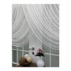 Специальный вязаный текстурированный занавес из тюля Cruve - включая бусины, 200x260, галстук, 1/4