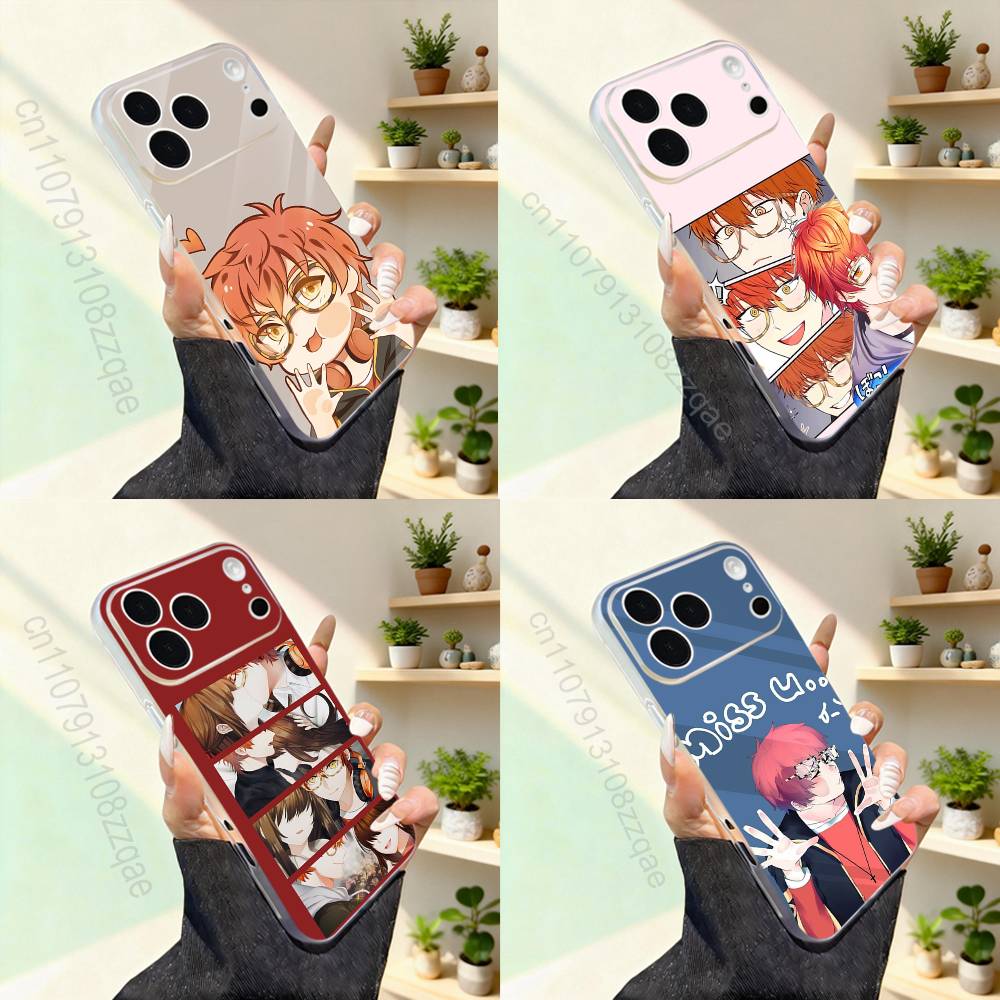 M-Mystic Messenger Cute Phone Case For iPhone 17,16,15,14,13,12,11,Pro,Max,Plus,Mini,SE4,E Magnetic For Magsafe Wireless