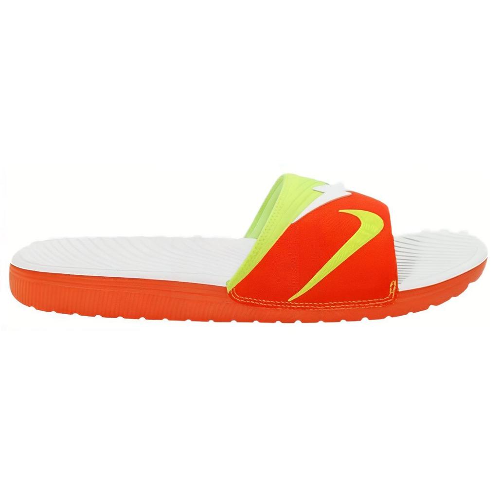 Nike Solarsoft KD Slide 2 Total Orange Volt Мужские кроссовки белые 704812-810