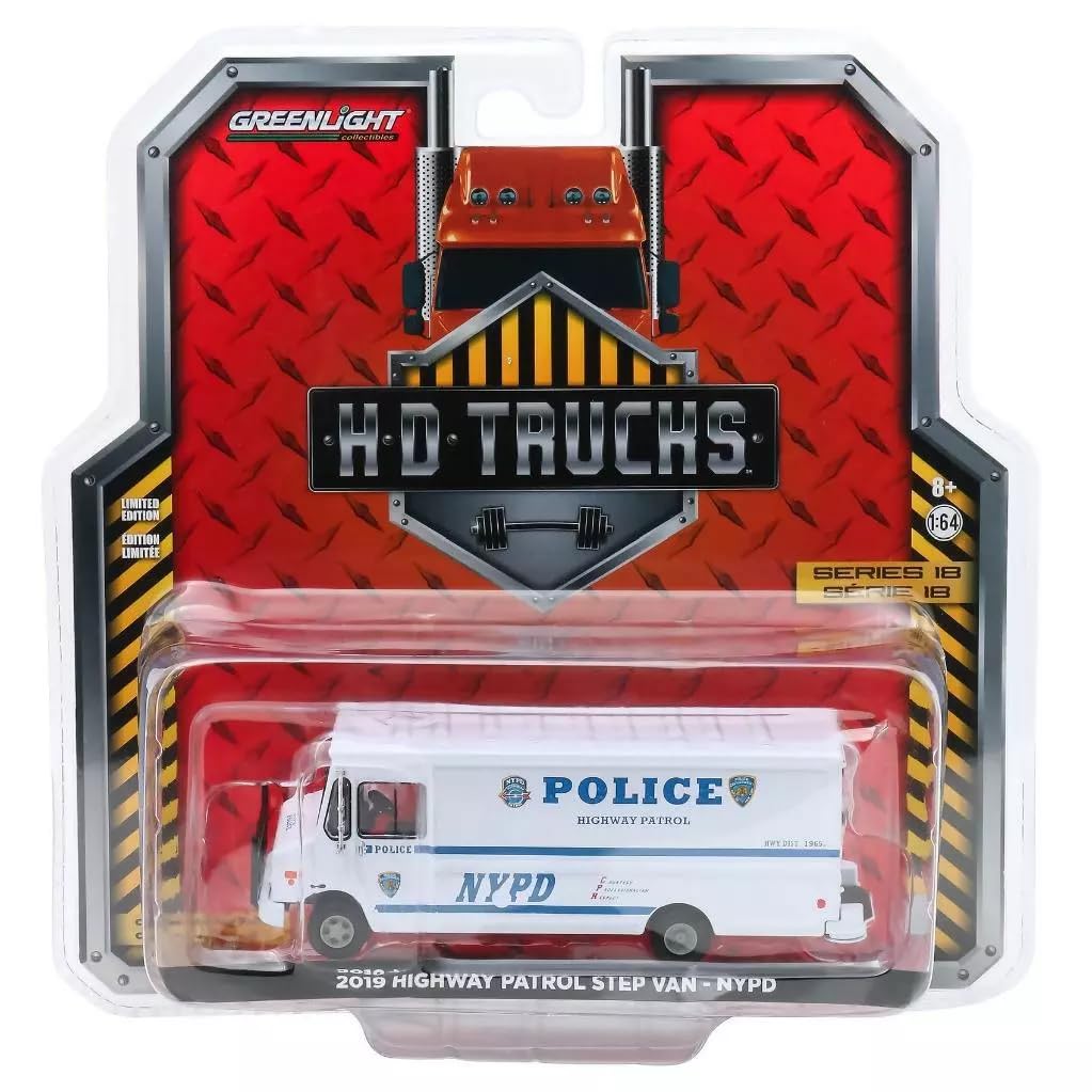 Greenlight Scale Highway Patrol Step Van NYPD New York State Police 2019 Greenlight Highway Patrol Police 1/64