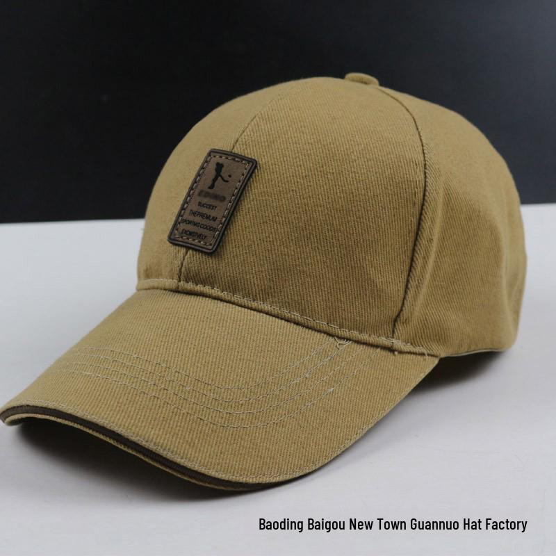 Мужская кепка из корейского хлопка Duckbill - весенняя бейсболка для рыбалки и путешествий на свежем воздухе