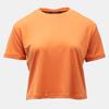 Women's ROSSIGNOL Technical Crop Top T-shirt Short Sleeves Orange