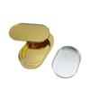 Mini Compact Size Slide Lid Balm Box Zinc Alloy Mini Fragrance Container  DIY Custom Decoration