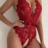 Erotic Lace Open Crotch Backless Lingerie Bodysuit