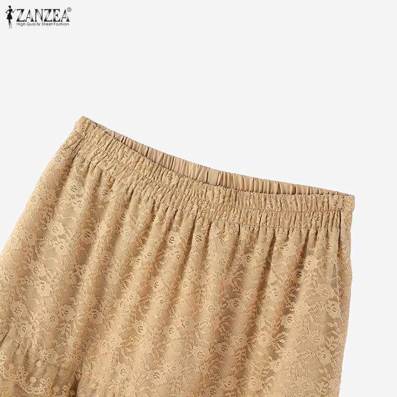 ZANZEA Женские летние модные пэчворк кружевные длинные юбки