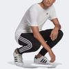 Adidas Классические брюки с 3 полосками, черные мужские уличные брюки GN3458