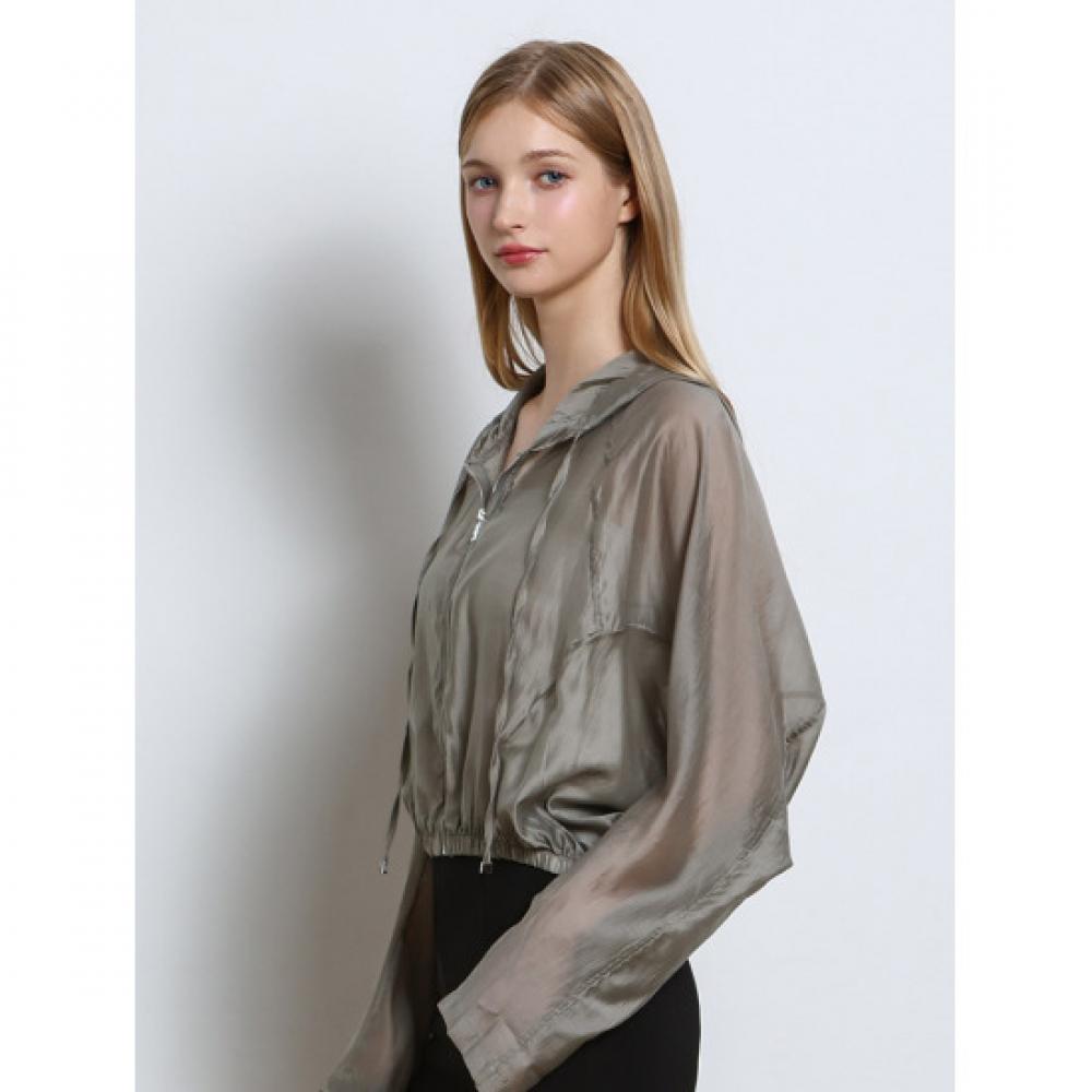 Cresson Satin Glow Crop Hoodie Jumper
