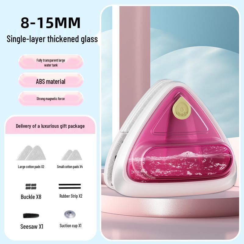 New Double-Sided Magnetic Window Cleaner - Thickened, Multi-Functional Glass Cleaning Tool for High-Rise Homes