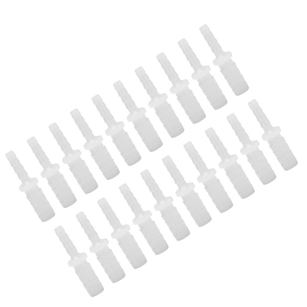 20PCS 2 Way Straight Aquarium Water Pipe Adapter Fish Tank Fittings Joint Connector